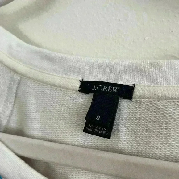 J. Crew Damask Panel Sweatshirt - Picture 4 of 7